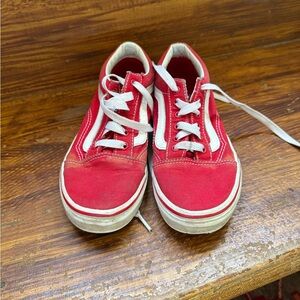 Vans Kids Red Sneakers